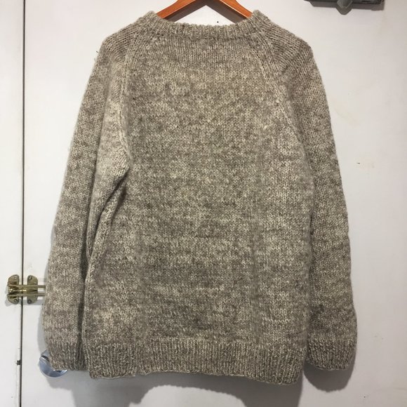 VINTAGE YETI HAND KNITTED WOOL SWEATERS SIZE XL - Picture 3 of 7